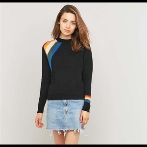 SOLD!! Urban outfitters rainbow pullover sweater